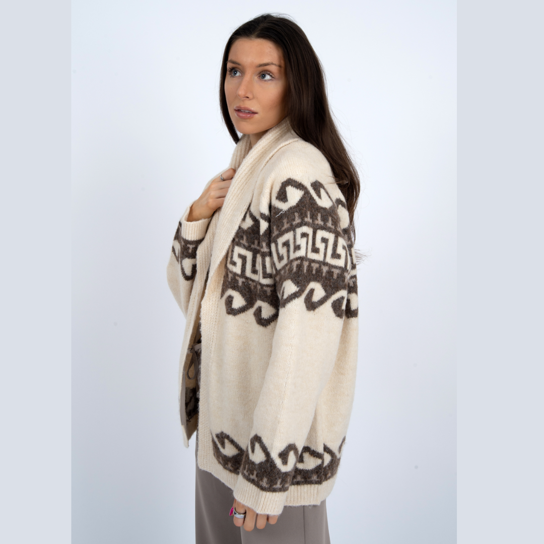 Shawl Collared Sweater