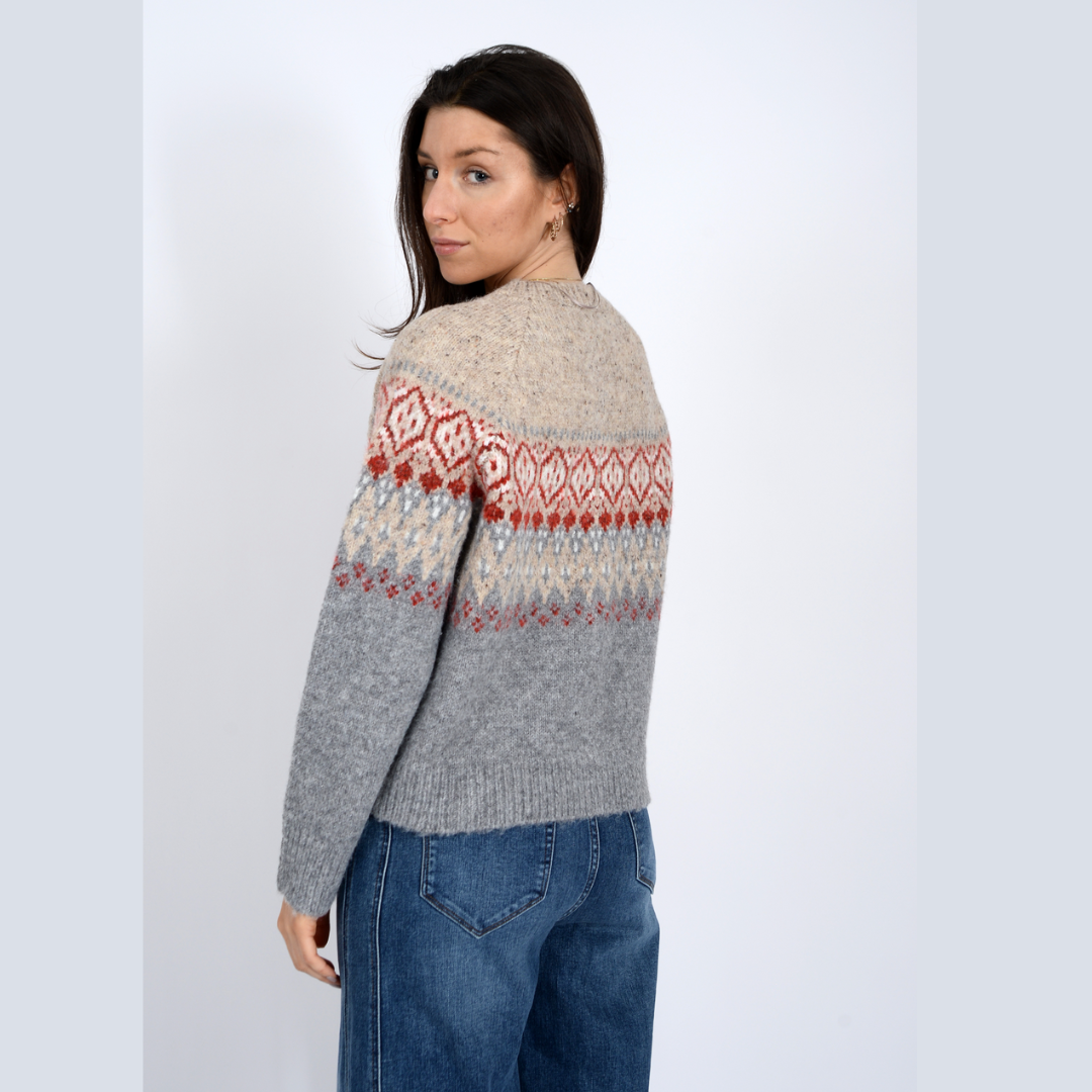 Themis Raglan Crew Cardigan