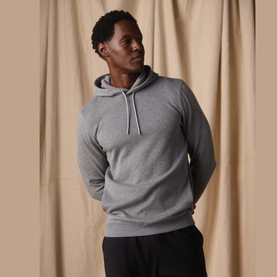 Men’s Fleece Puremeso Hoodie in Athletic Grey