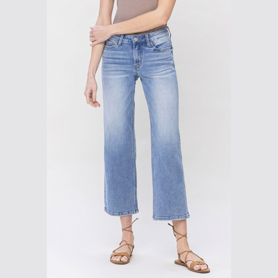 The Leann Mid-Rise Straight Relax Denim
