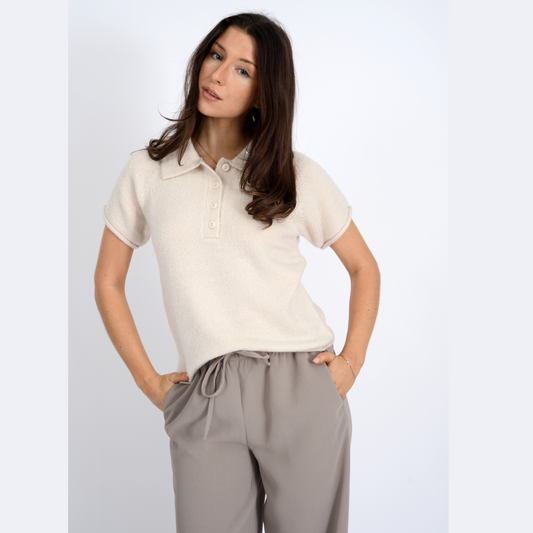 Gertrud Short Raglan Sleeve Polo