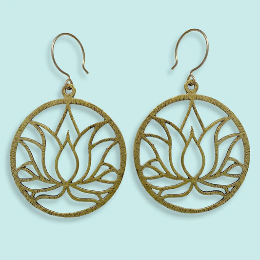 Lotus Earrings