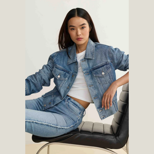 KBP - Denim Cropped Jacket