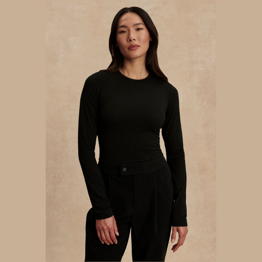 Edna Long Sleeve Fitted Tee