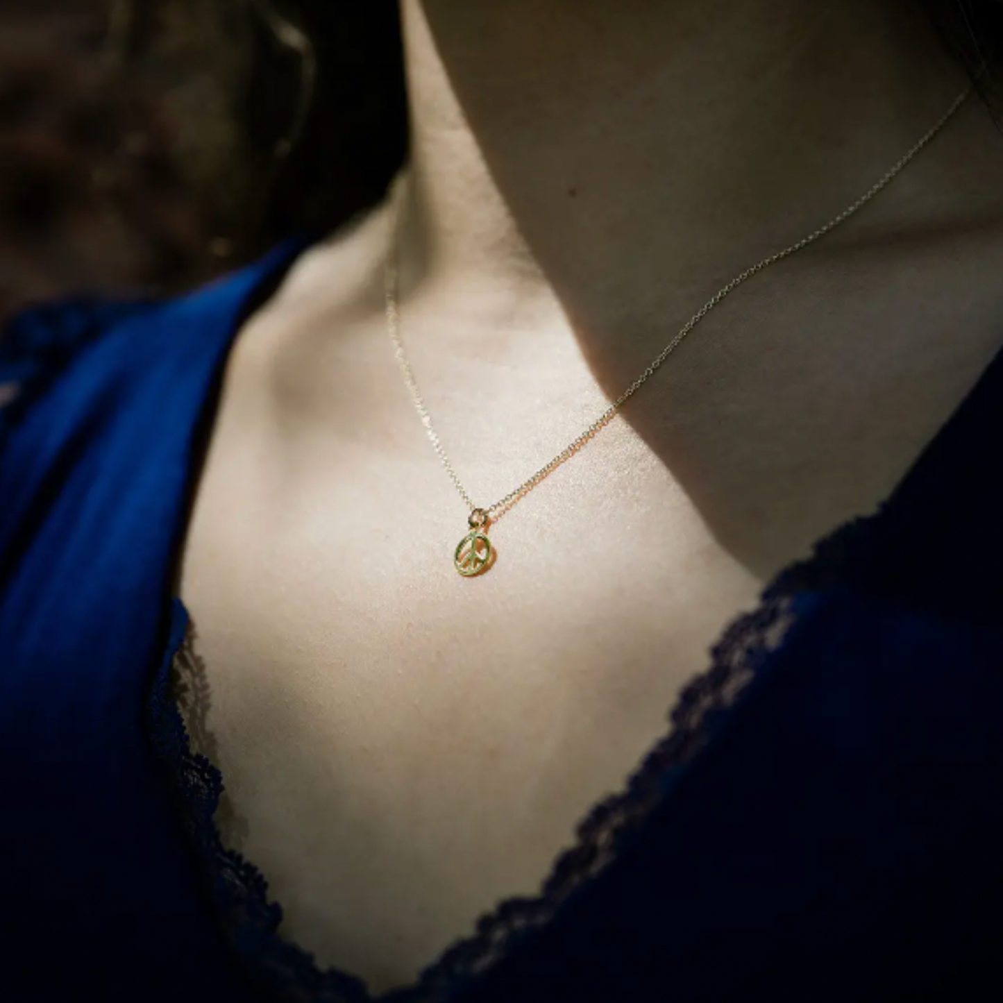 Tiny Peace Necklace