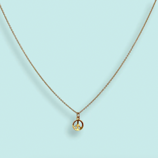 Tiny Peace Necklace