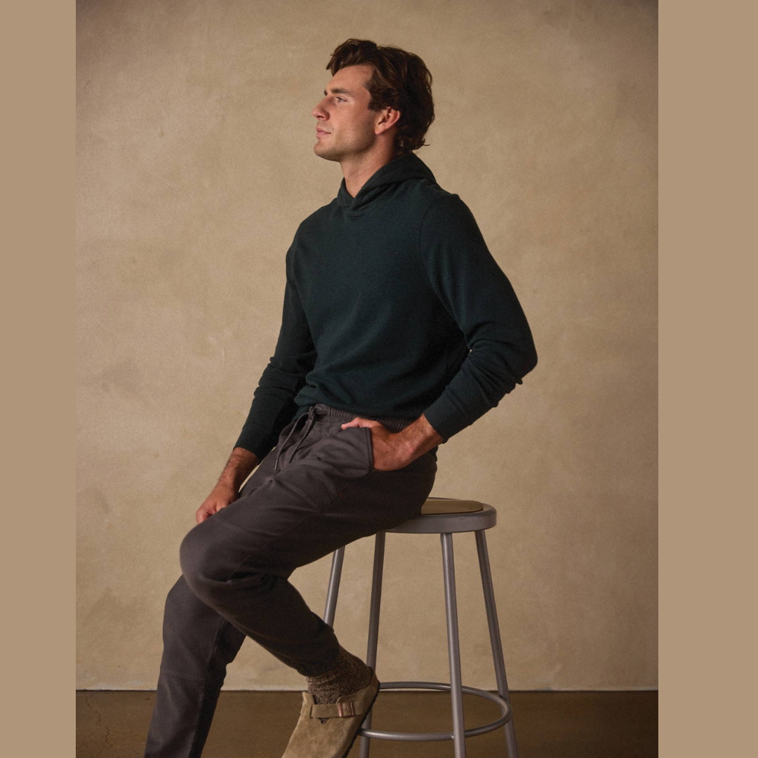 Puremeso Essential Hoodie in Emerald