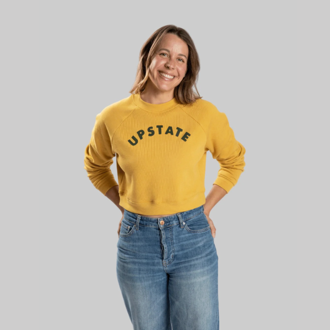 Upstate Arch Crop Crewneck