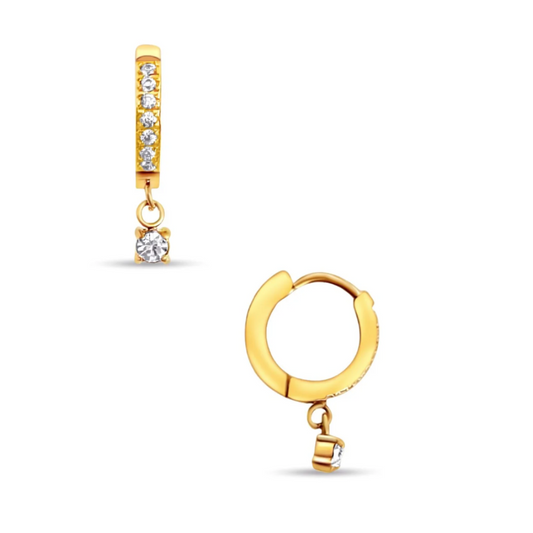 Alessia Huggie Hoop Earring