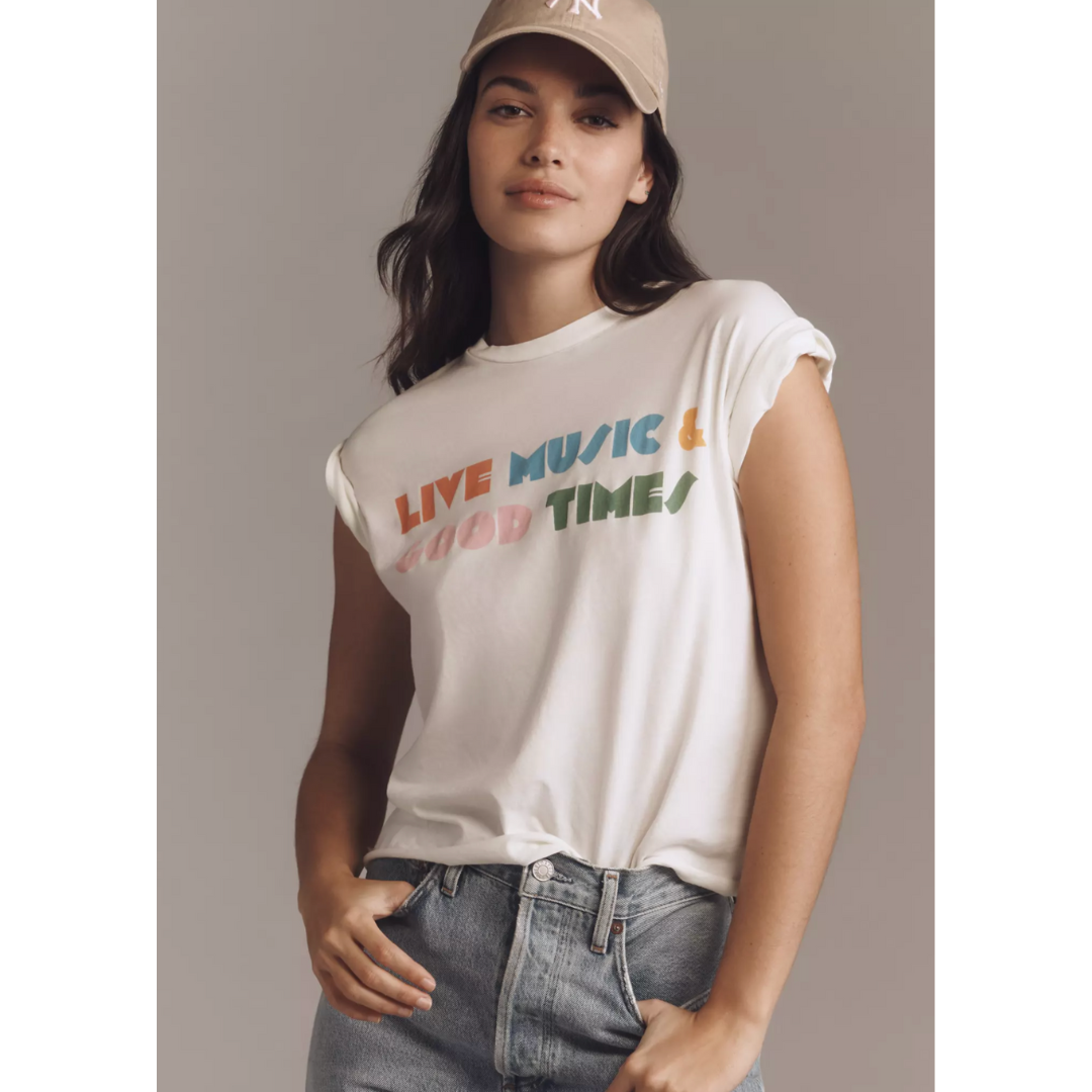 Live Music & Good Times (crop) Tee