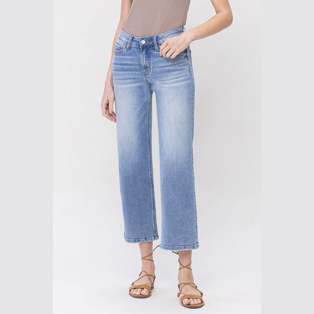The Leann Mid-Rise Straight Relax Denim