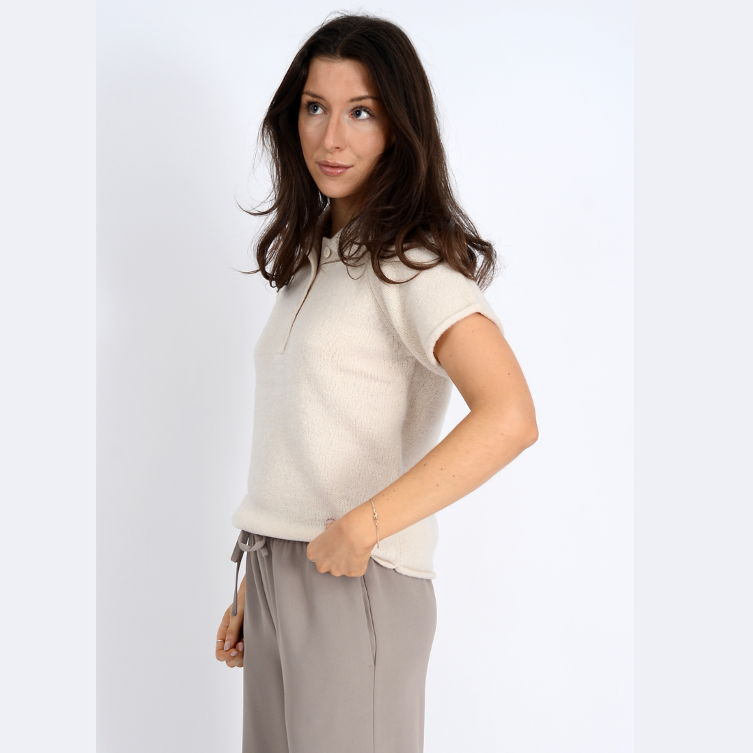 Gertrud Short Raglan Sleeve Polo