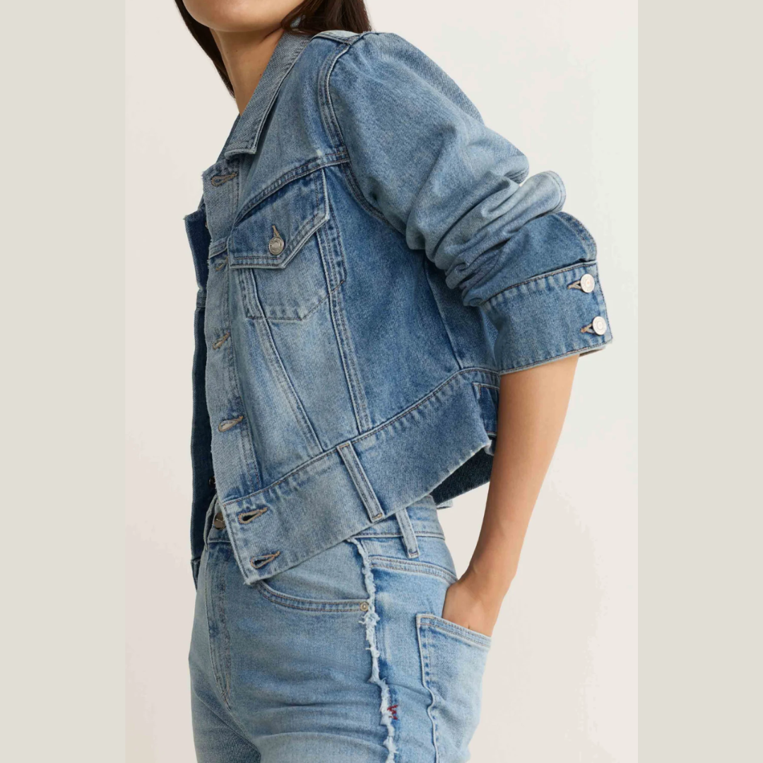KBP - Denim Cropped Jacket