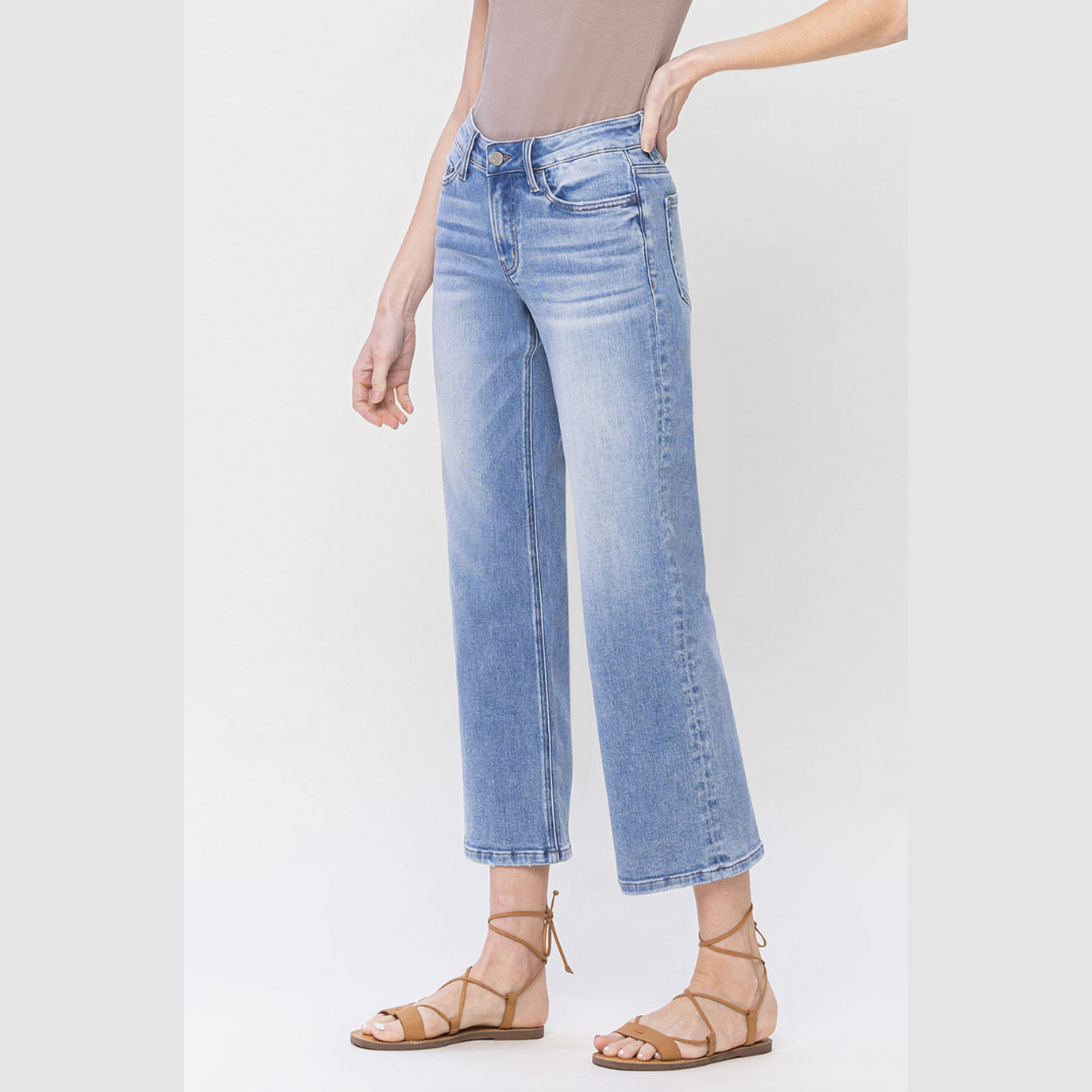 The Leann Mid-Rise Straight Relax Denim