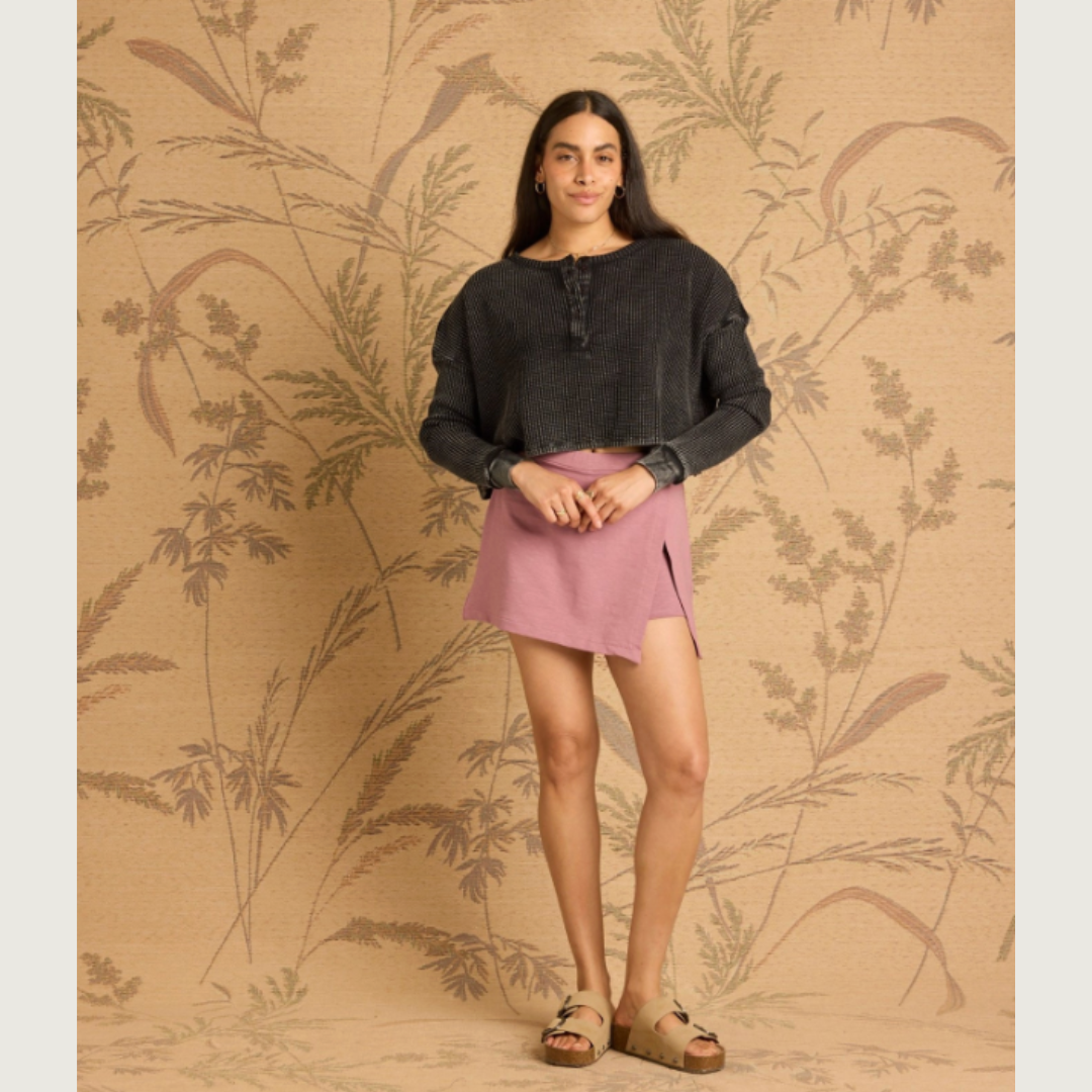 Cris Waffle Knit Top
