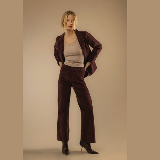 Deep Plum Becker Cords