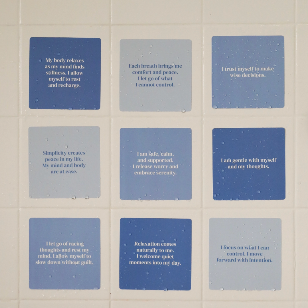Shower Affirmation Cards