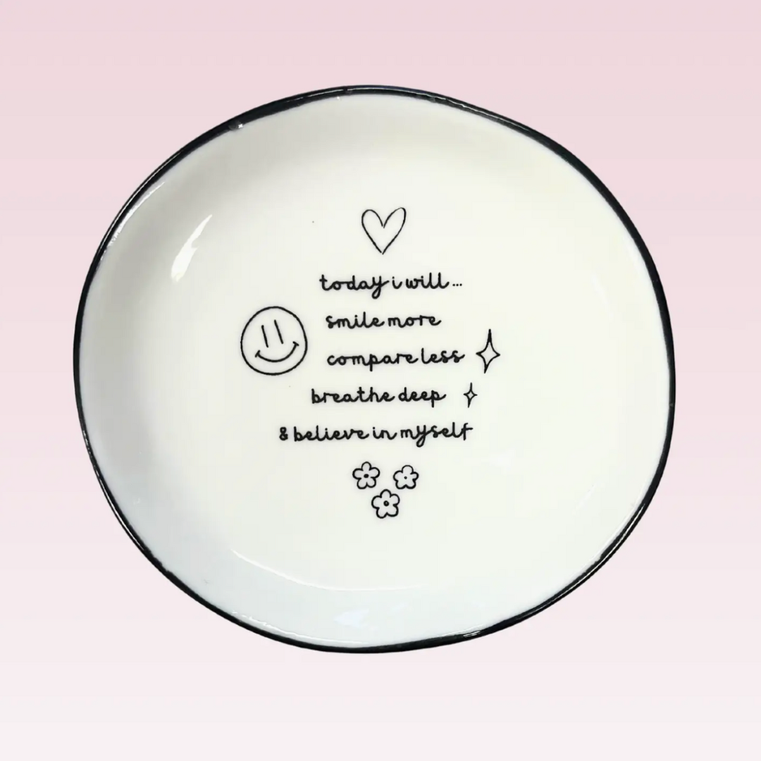 Positive Vibes Trinket Tray