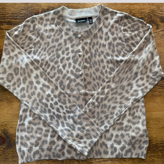 Fantine Long Sleeve Crew Neck Cardigan