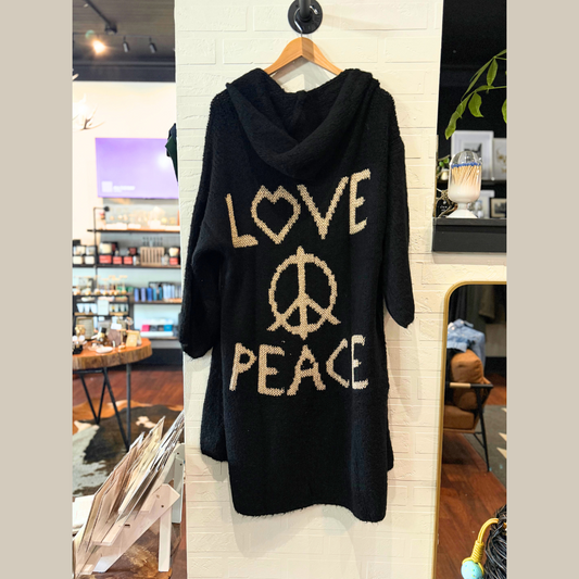 Love and Peace Cardigan
