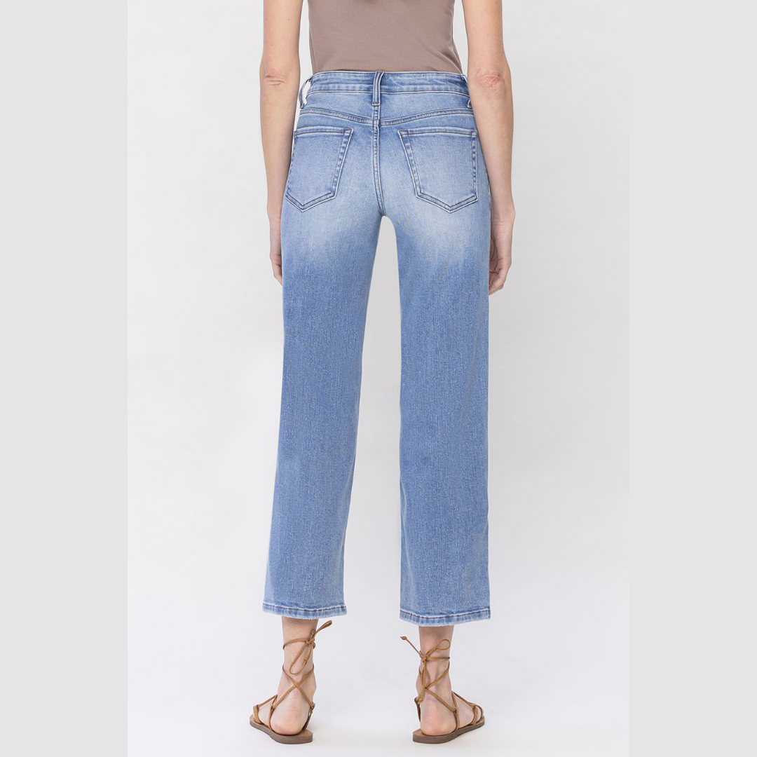 The Leann Mid-Rise Straight Relax Denim