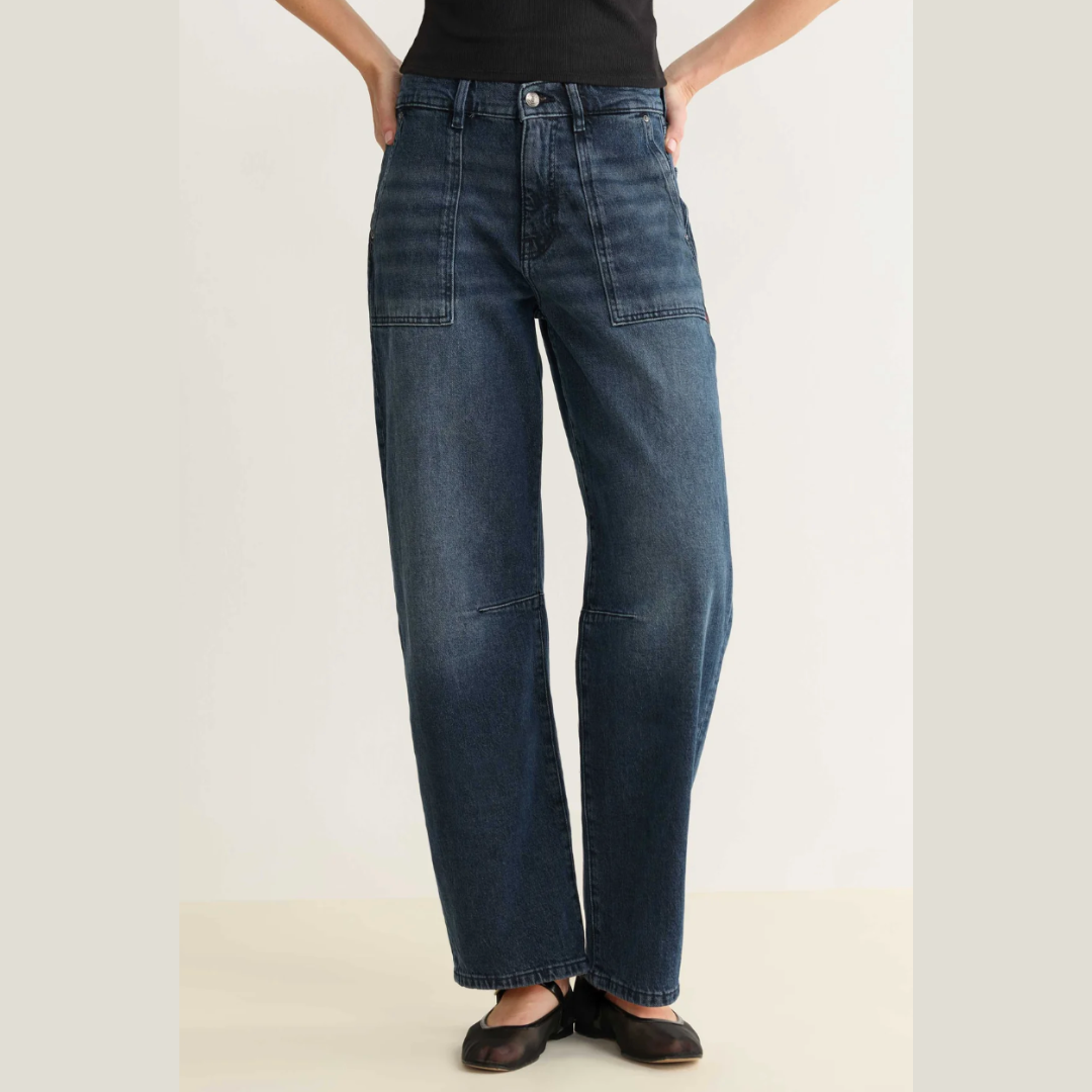 BNA - Saturday Night Soft Curve Barrel Jeans