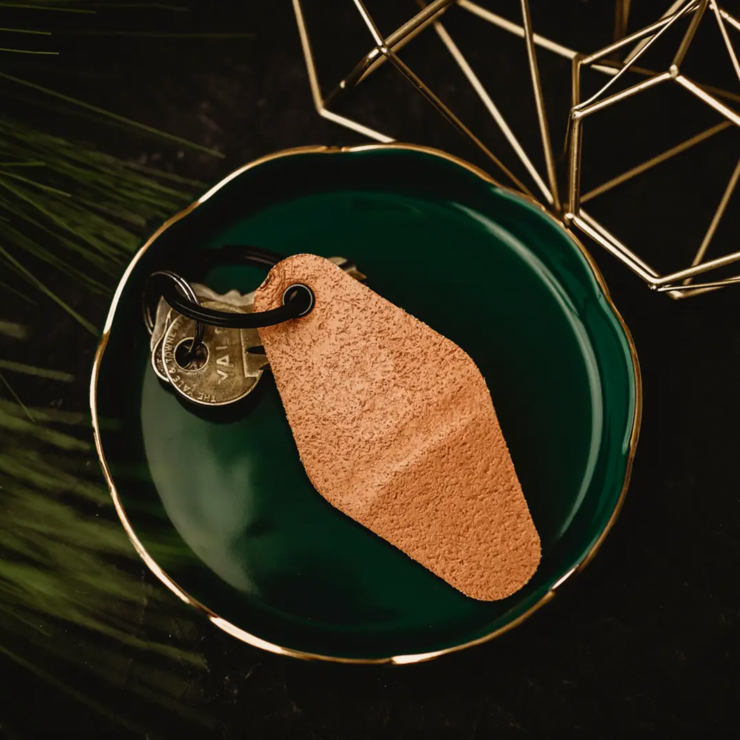 Leather Motel Keychain