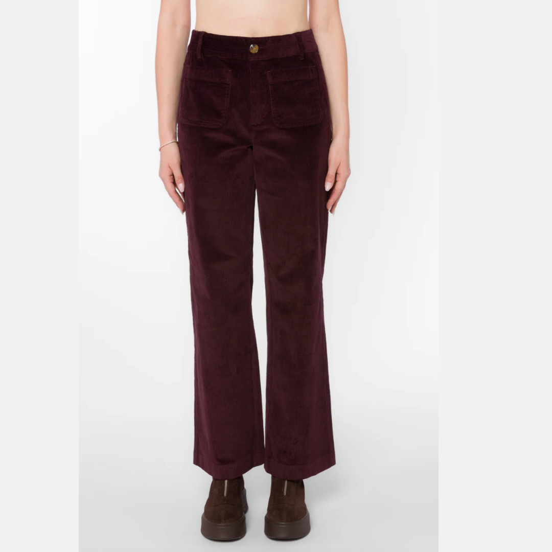 Deep Plum Becker Cords