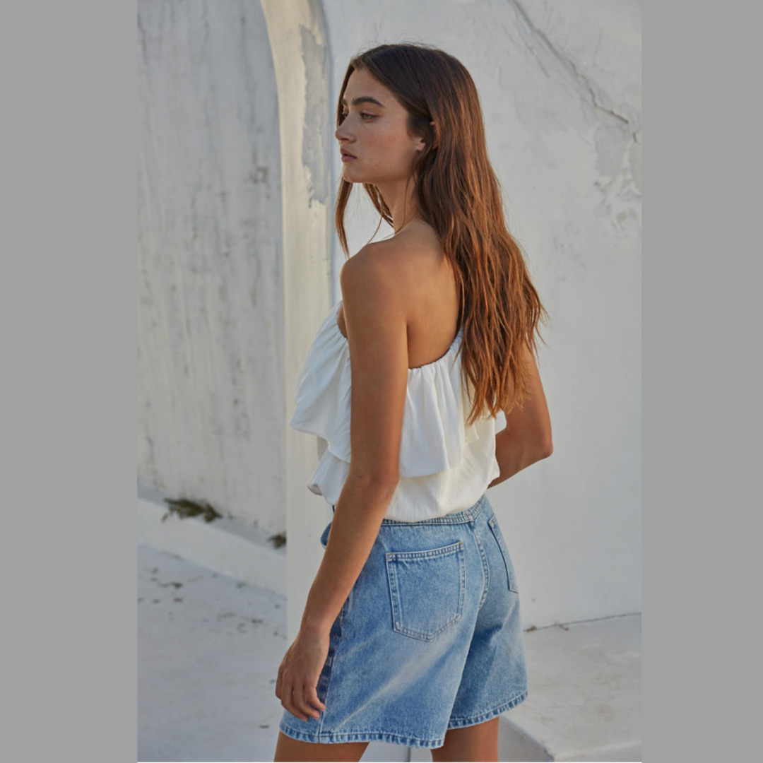 Terre Ruffle Top