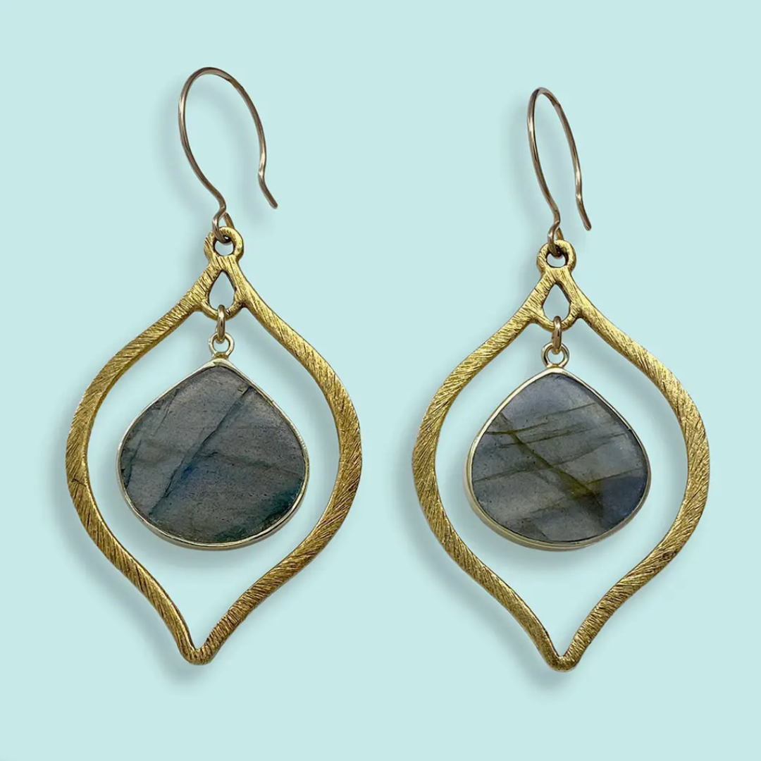 Labradorite Drop Earrings