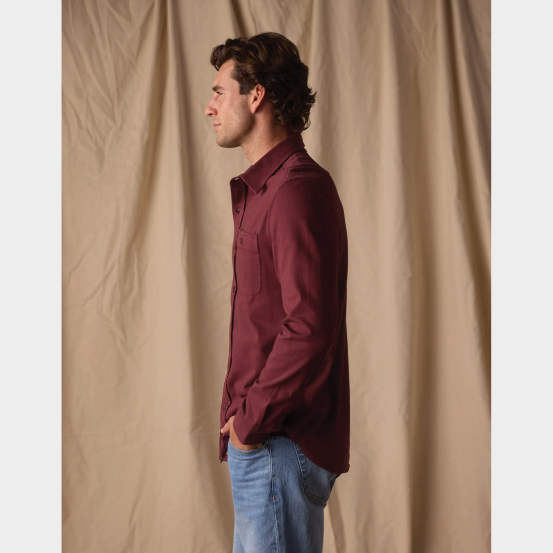 Lennox Jersey Button Up