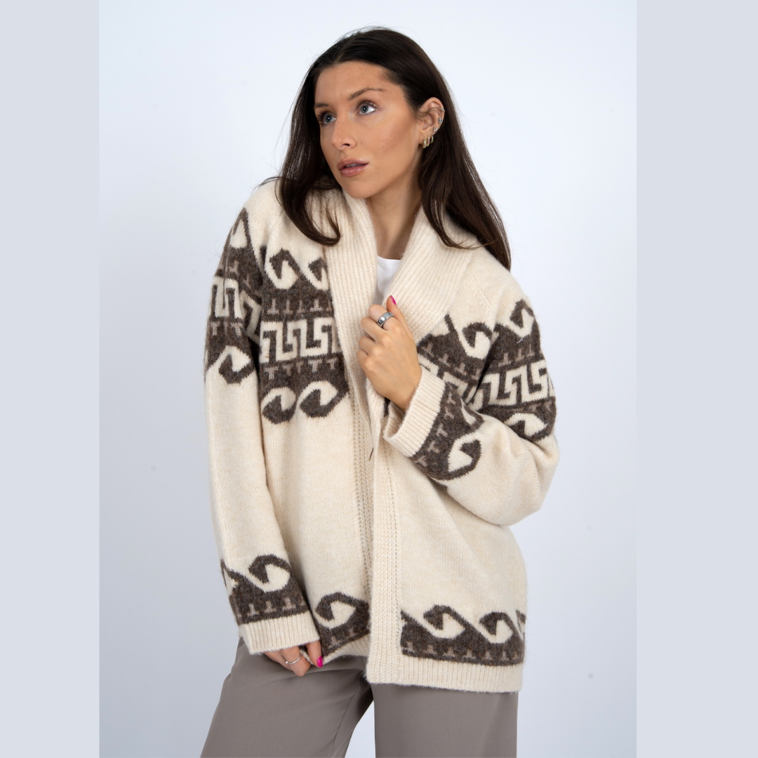 Shawl Collared Sweater