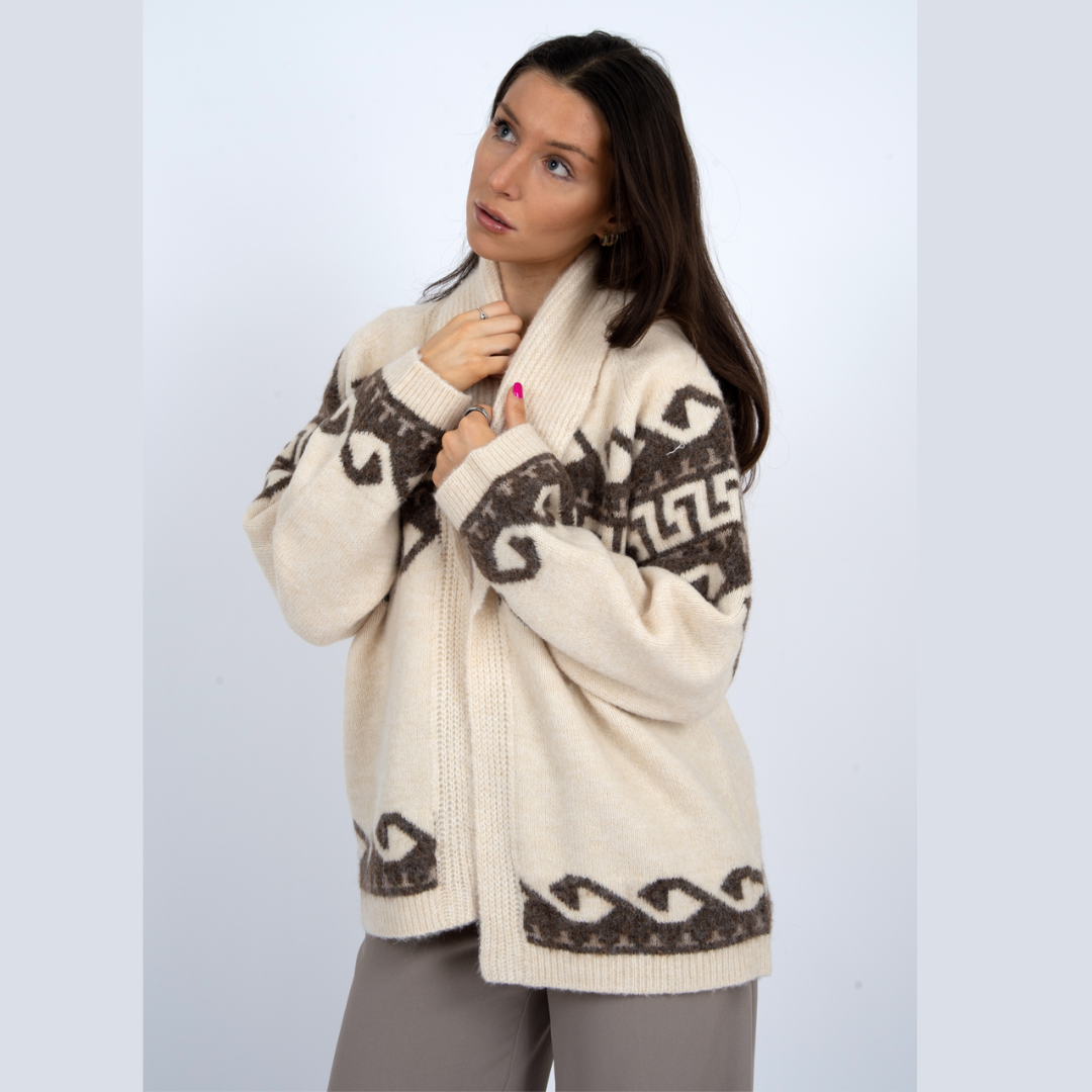 Shawl Collared Sweater