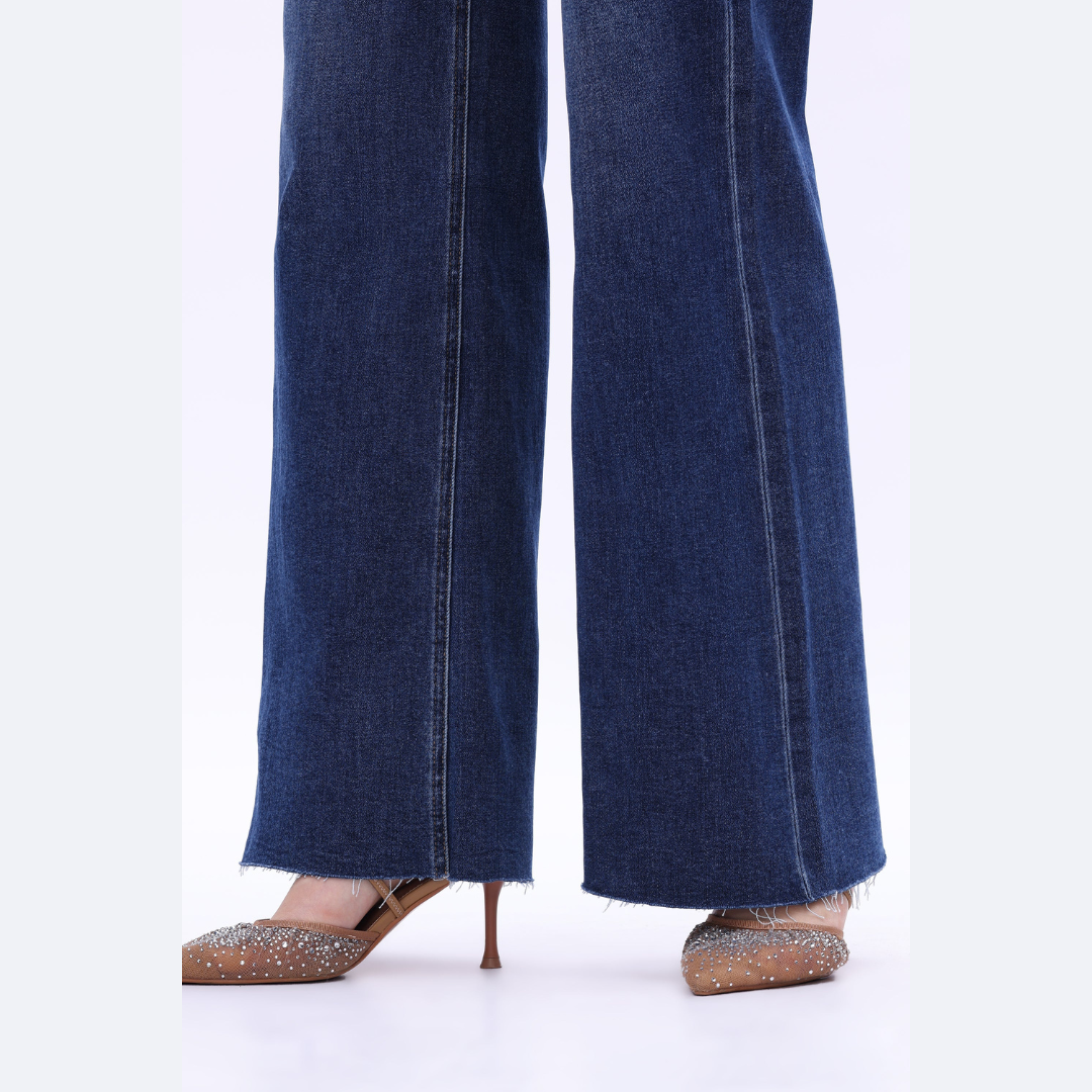 The Lyssa High Rise Wide Leg Comfort Denim