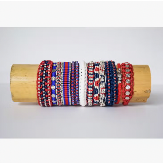 Game Day Woven Bracelets