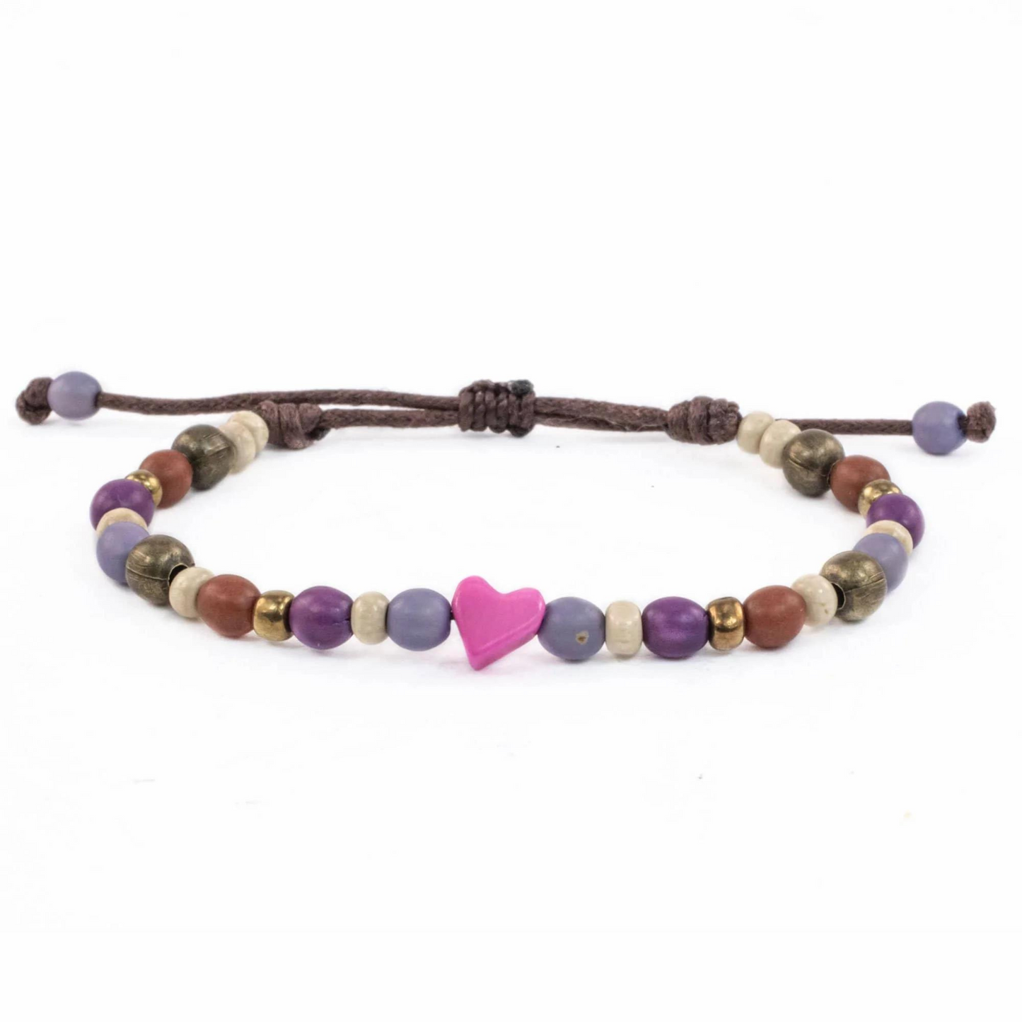Tagua Heart Bracelet