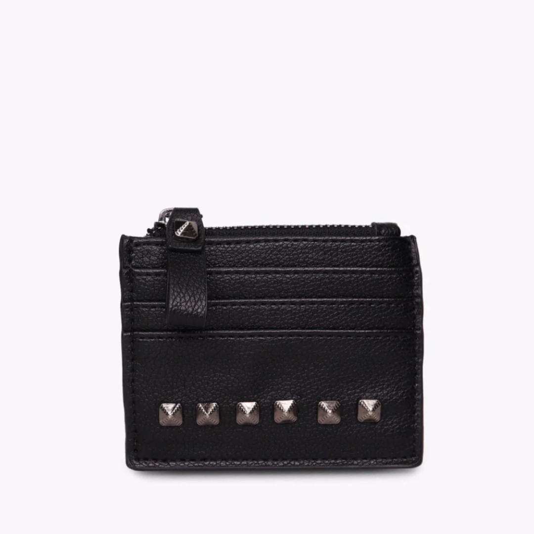 Studded Card Holder Wallet