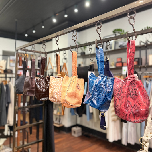 Volta Atelier Upcycled Leather Handbangs