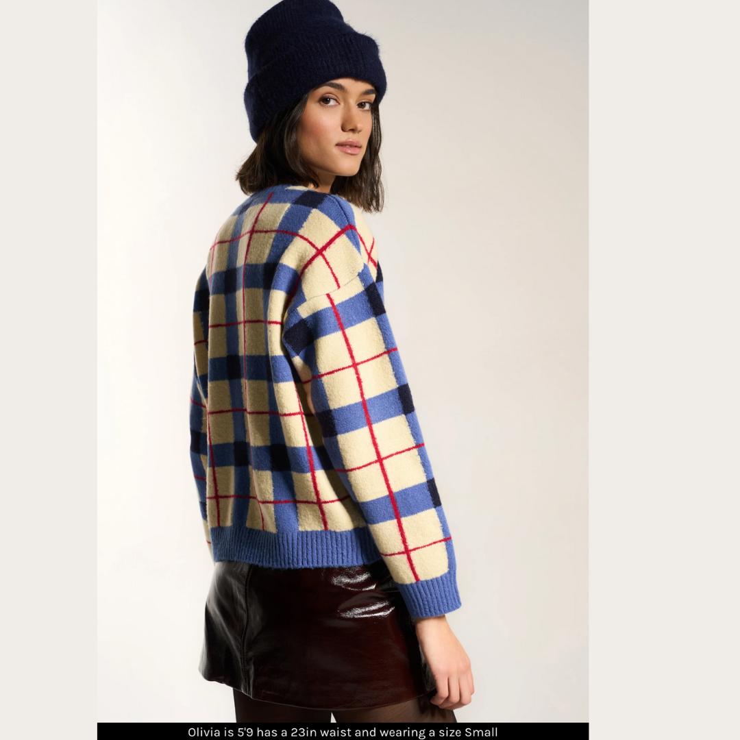 Melody Plaid Crewneck