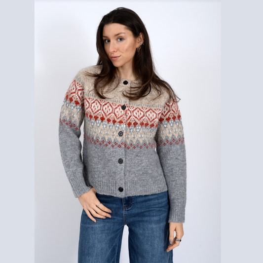 Themis Raglan Crew Cardigan