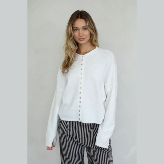 Piper Cardigan with Mismatch Buttons