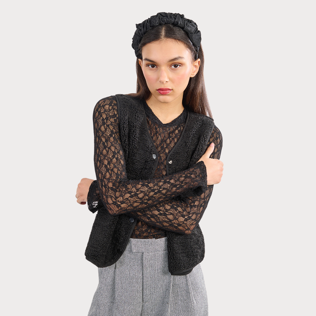 Sheer Lace Long Sleeve