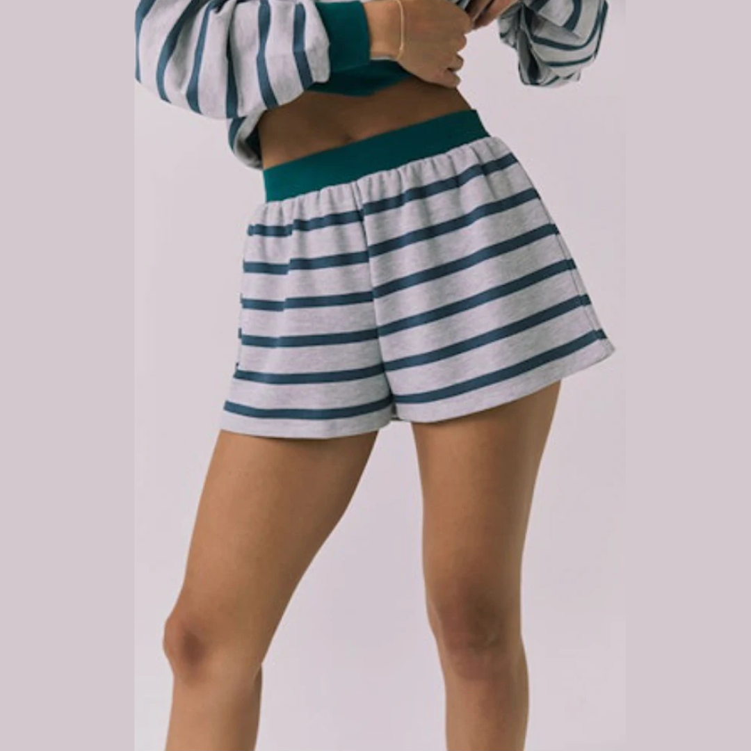 Resort Stripe Shorts (part of set)