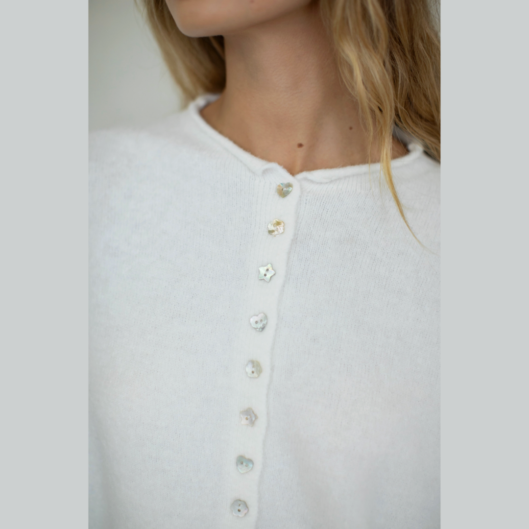 Piper Cardigan with Mismatch Buttons