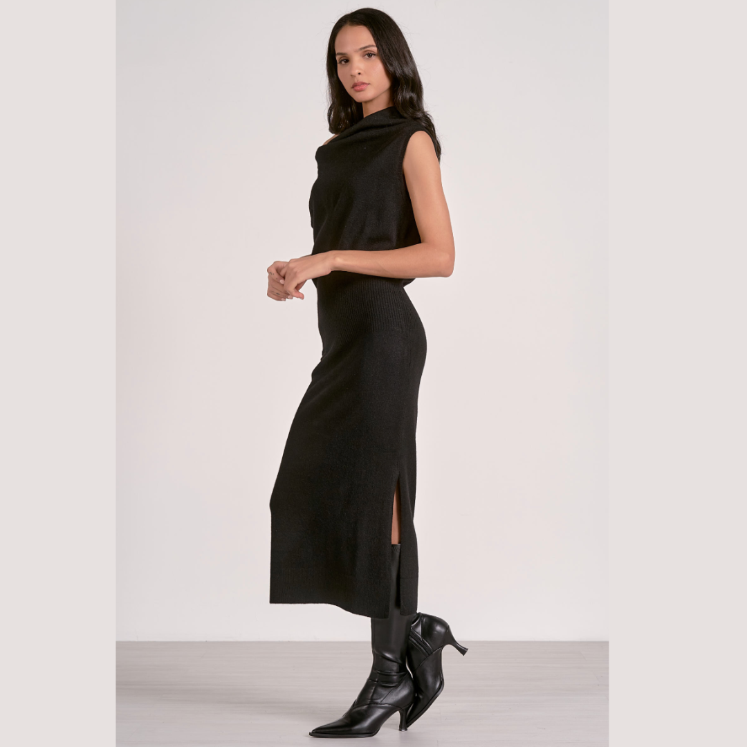 Angelina Off the Shoulder Sweater Dress
