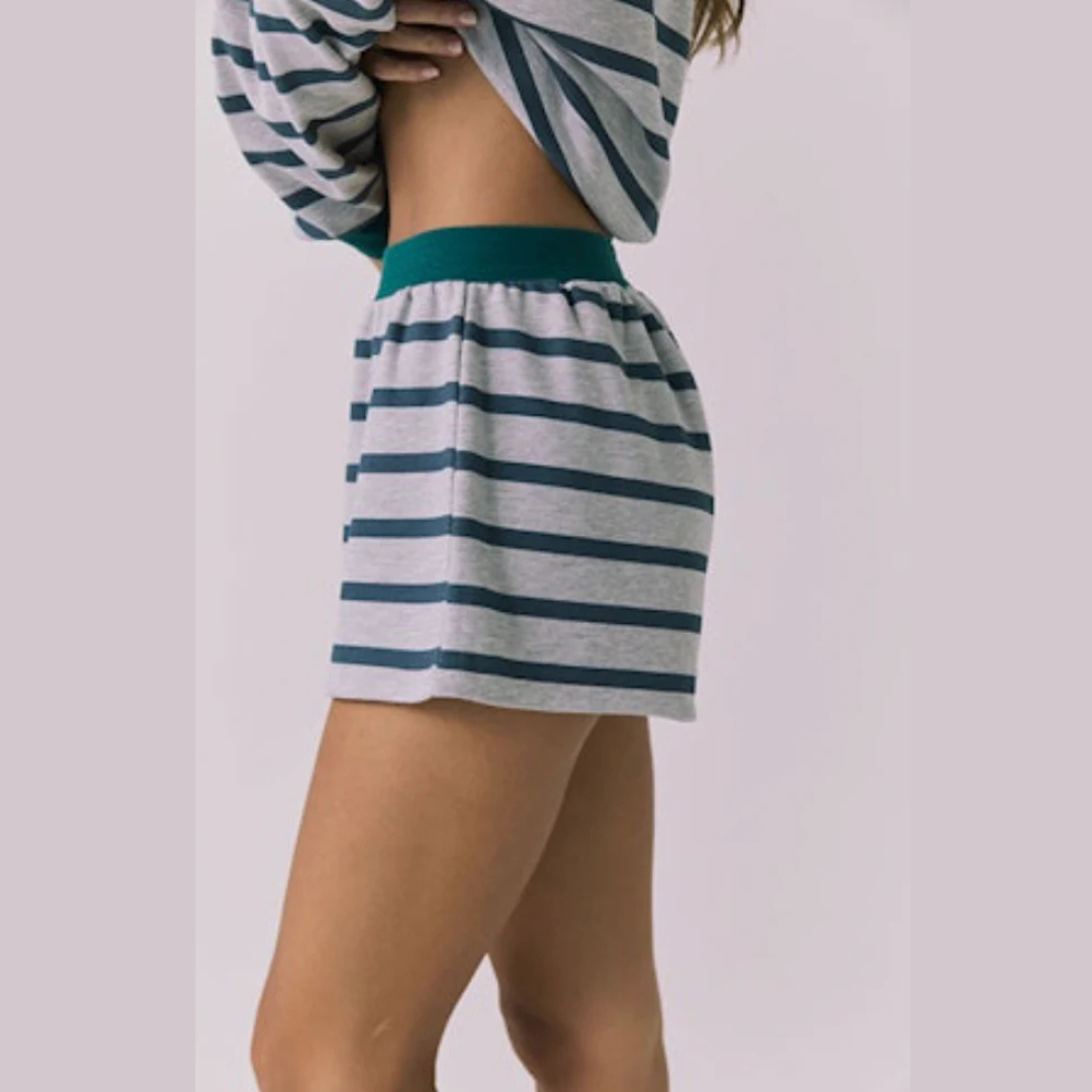 Resort Stripe Shorts (part of set)