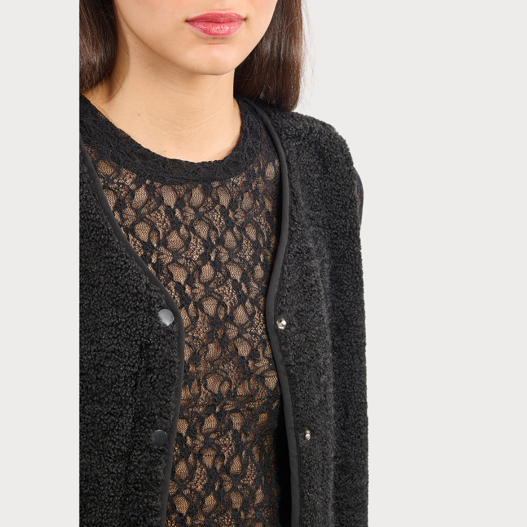 Sheer Lace Long Sleeve