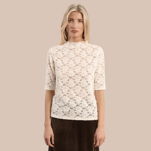 Lacie Mock Neck Tee