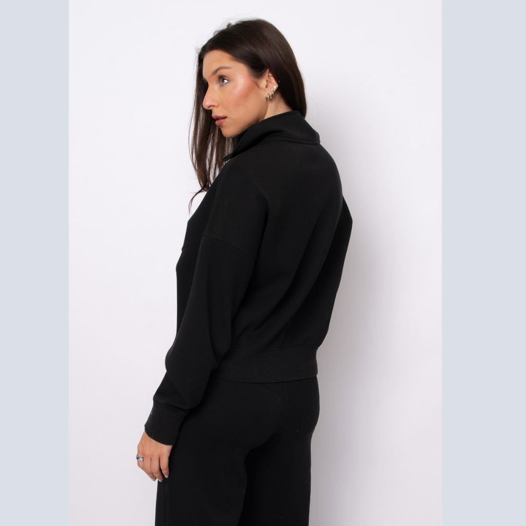 Mailyn Soft Knit Crew with Satin Trim (part of set)