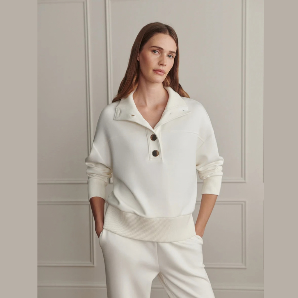 Bronya Button Placket Sweat